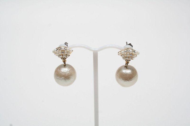 ★ ★ Lucia earrings new autumn and winter / JC2102 - ต่างหู - โลหะ สีทอง