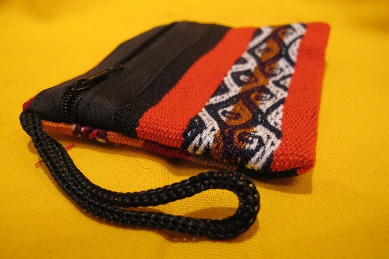 Traditional Peruvian weave small compartment package - Coin Purses - Other Materials 