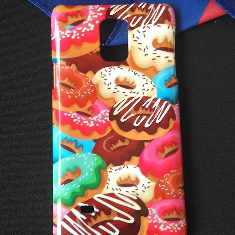 Great An excited donuts ordered Samsung S5 S6 S7 note4 note5 iPhone 5 5s 6 6s 6 plus 7 7 plus ASUS HTC m9 Sony LG g4 g5 v10 phone shell mobile phone sets phone shell phonecase - Phone Cases - Plastic Multicolor