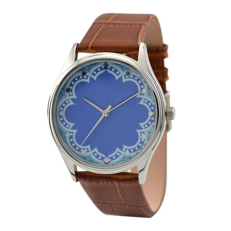 Ornaments Pattern Watch - Other - Other Metals Blue