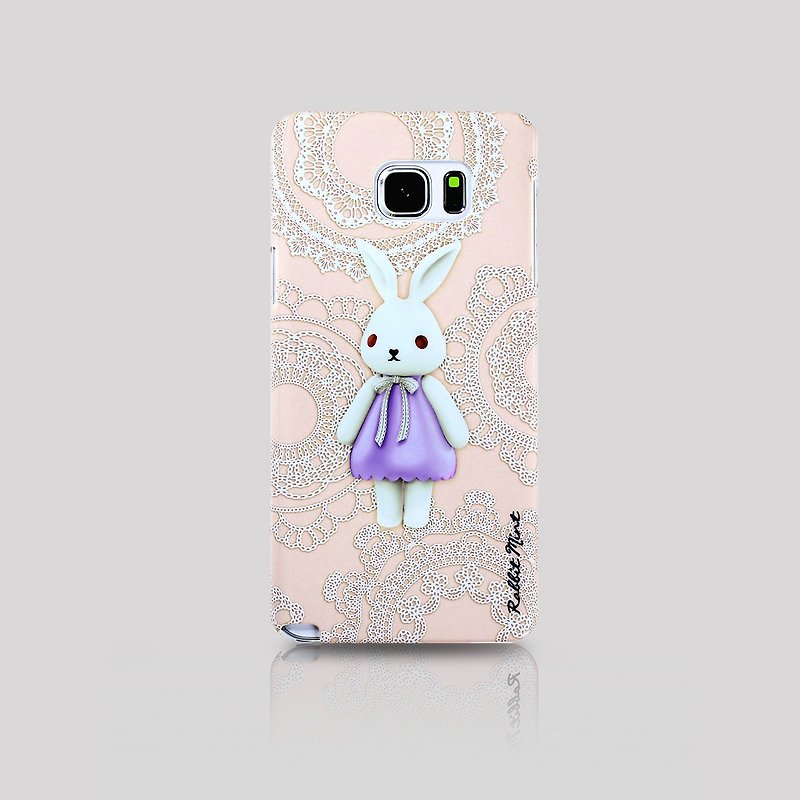 (Rabbit Mint) Mint Rabbit Phone Case - 蕾丝布玛莉 Merry Boo - Samsung Note 5 (M0019) - เคส/ซองมือถือ - พลาสติก สึชมพู