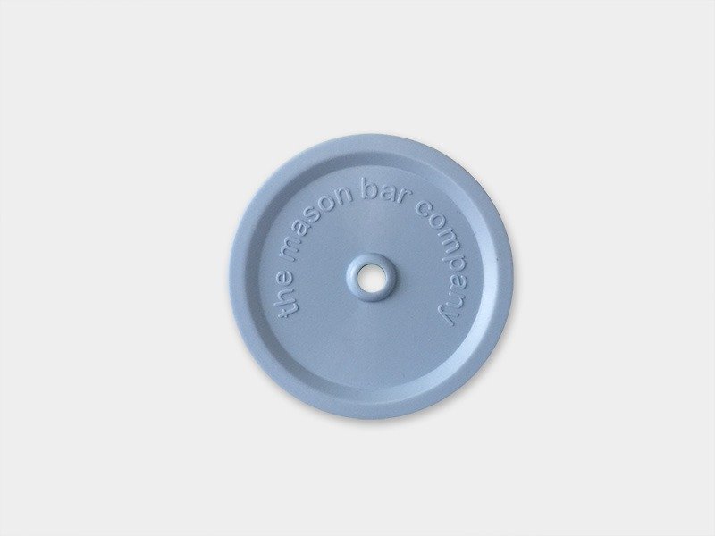 The MasonBar Company straw lid - Light Blue (narrow mouth) - Other - Plastic 