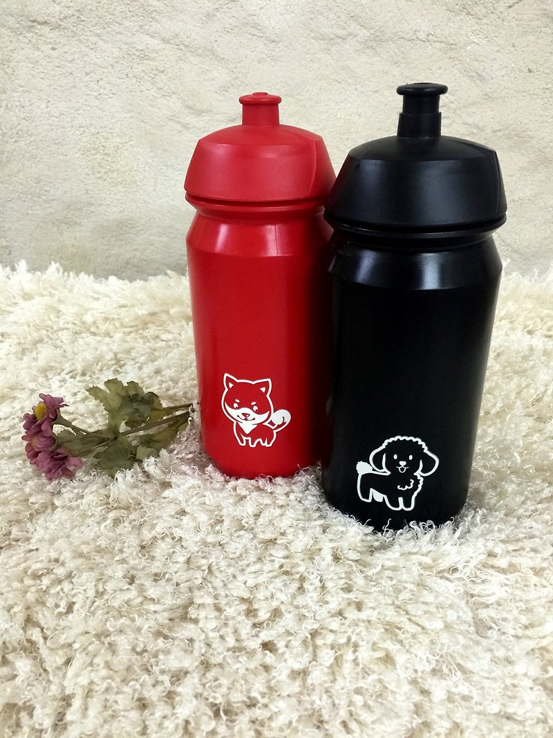 [Reflective Pet Sticker] Cute Dog VIP. Sports Bottle Sticker. Waterproof and Scratch-resistant. Designer Style. NINKYPUP - Stickers - Paper White