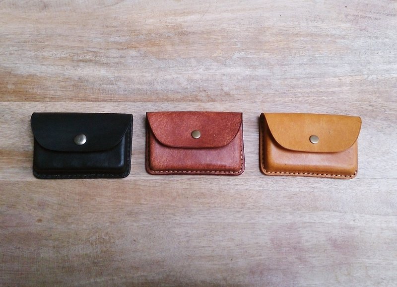 Sew die skarn Shika // change card holder - Coin Purses - Genuine Leather 