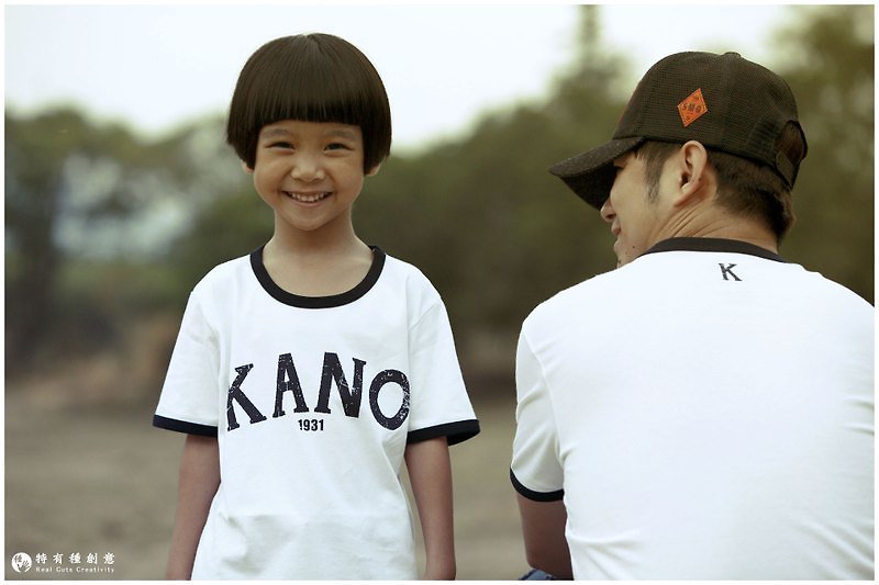 KANO Mirror Opening Memorial-Baseball T (Kids) - อื่นๆ - ผ้าฝ้าย/ผ้าลินิน ขาว