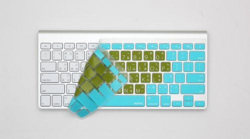 Befine BEFINE Apple Wireless Keyboard 中文鍵盤膜-抹茶8809402590438