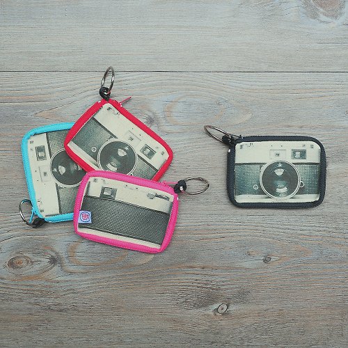 自做自售創意供賣局 隨身票卡錢包 / 小零錢包 easycard case - Color相機