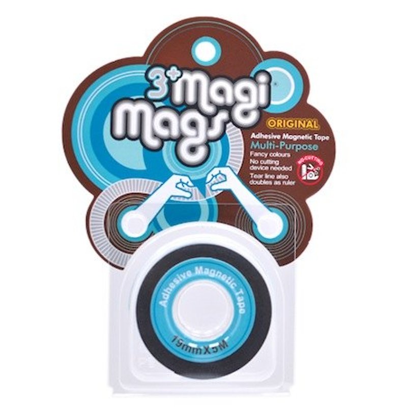 3+ MagiMags Magnetic Tape 　 　19mm x 5M Neon.LightBlue - อื่นๆ - วัสดุอื่นๆ 