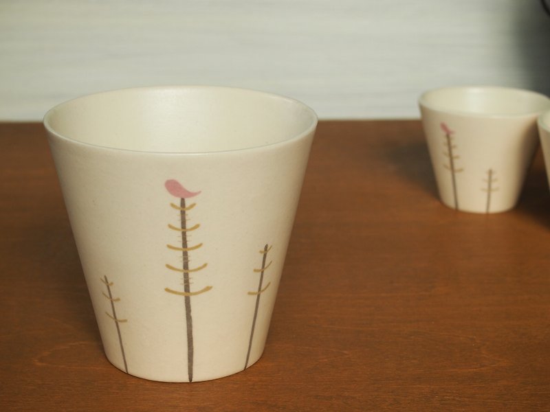 free cup / forest yellow leaves - Mugs - Other Materials Multicolor