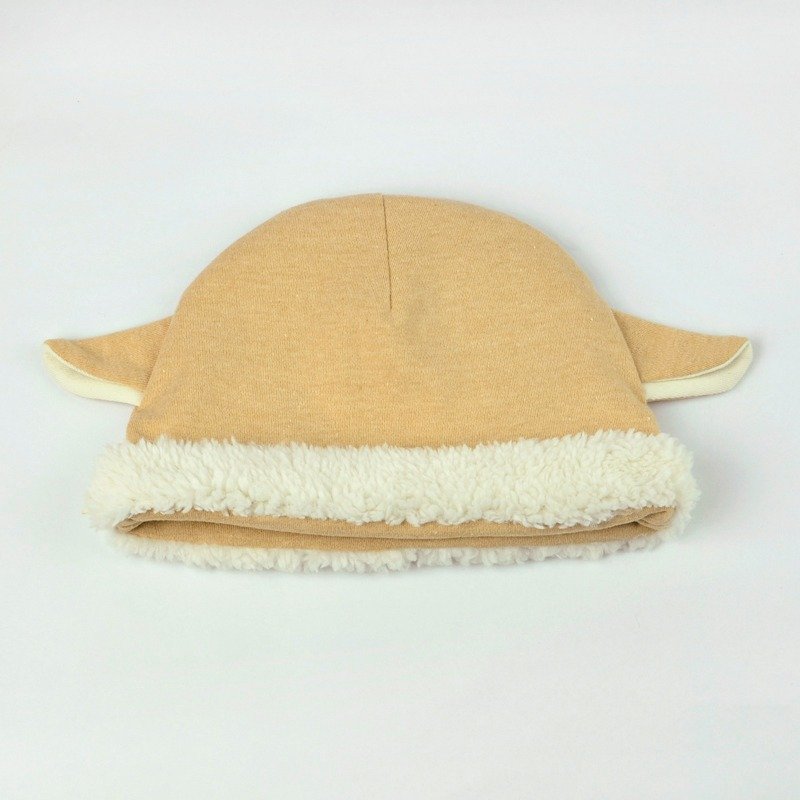 Sheep baby baby cap -S No. - Bibs - Cotton & Hemp Brown