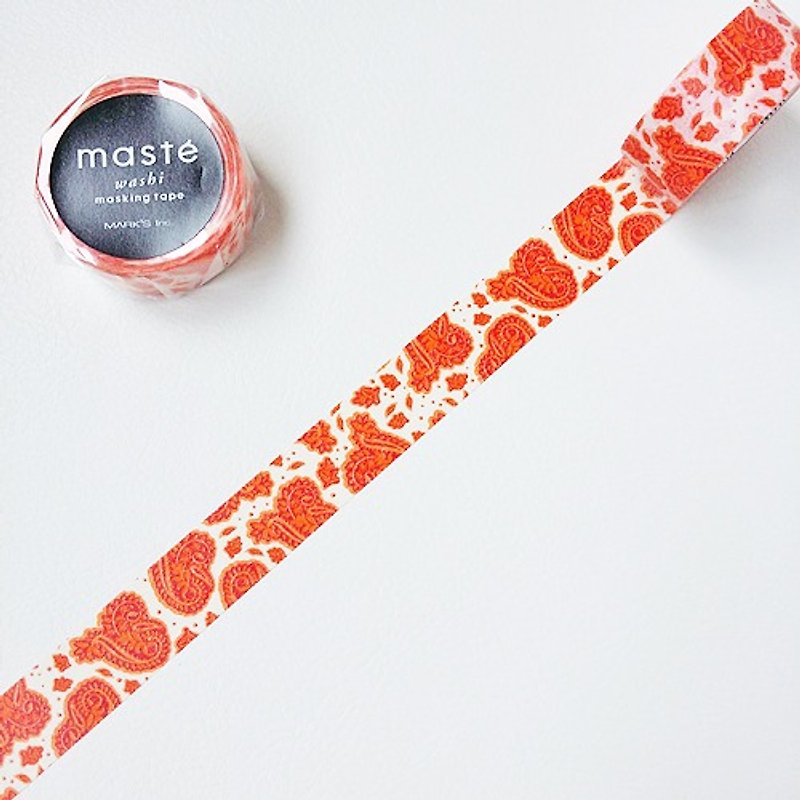 maste paper tape Multi Nature【Spiral (MST-MKT61-A)】 - มาสกิ้งเทป - กระดาษ สีส้ม