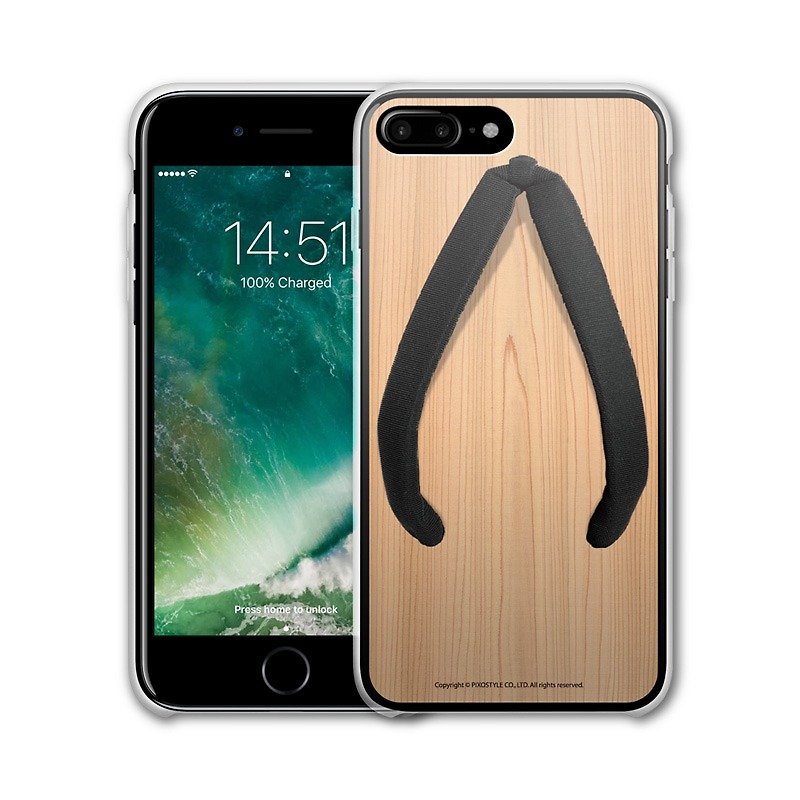 iPhone 6/7/8 Plus 原創設計保護殼 - 木屐 PSIP-067 - 手機殼/手機套 - 塑膠 卡其色