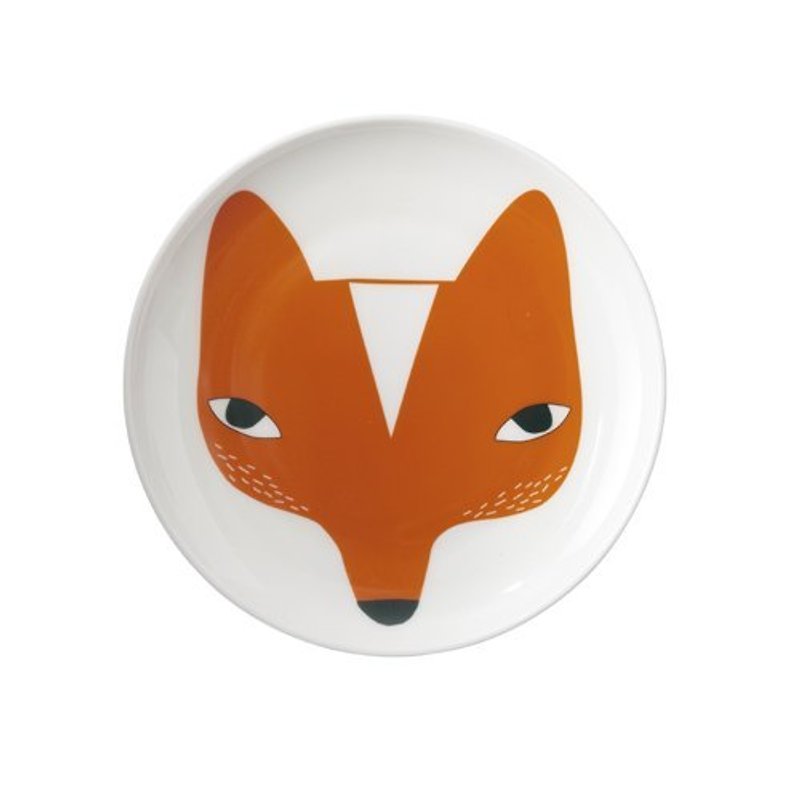FOXのボーンチャイナプレート| WOOWコレクション - 小皿 - その他の素材 