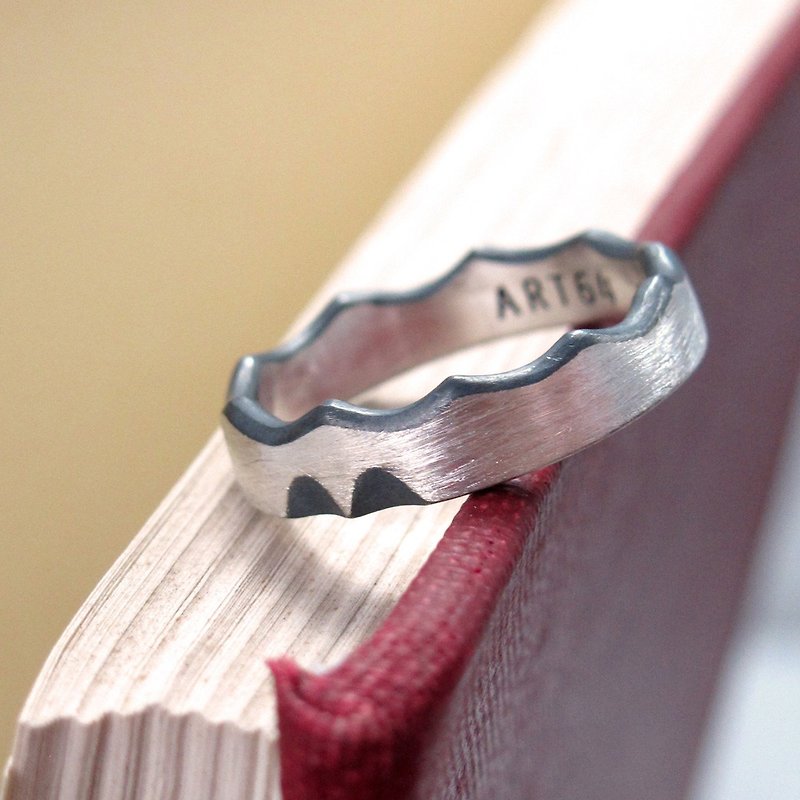 Crown Ring Fairy Tale Female Model 925 Sterling Silver Couple Ring Lover Pair Ring - แหวนทั่วไป - เงินแท้ สีเทา