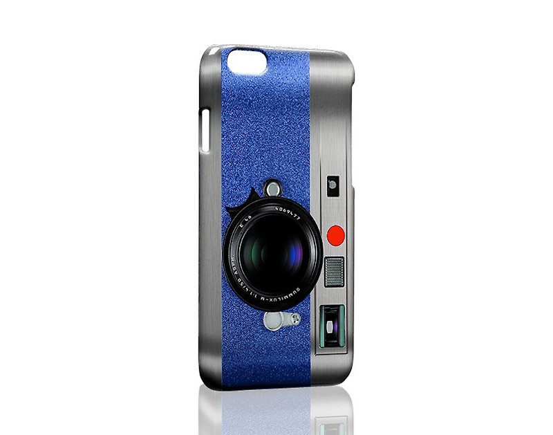 彩藍色懷舊相機訂製 Samsung S6 S7 note5 note6 iPhone 7 iPhone 7 plus HTC m9 Sony LG g5 v10 手機殼 手機套 電話殼 phonecase - 手機殼/手機套 - 塑膠 藍色