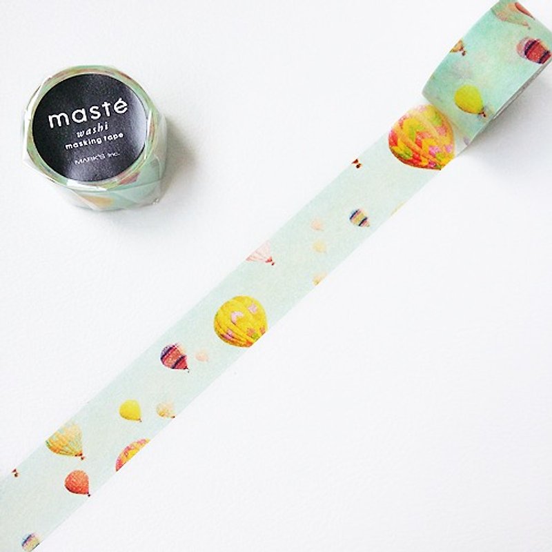 masteと紙テープマルチ。自然[熱気球（MST-MKT53-A）] - マスキングテープ - 紙 多色