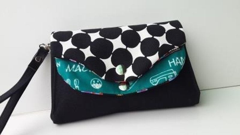 Have fun with a little wind_the trend of unbeaten 3C clutch - Clutch Bags - Other Materials Black