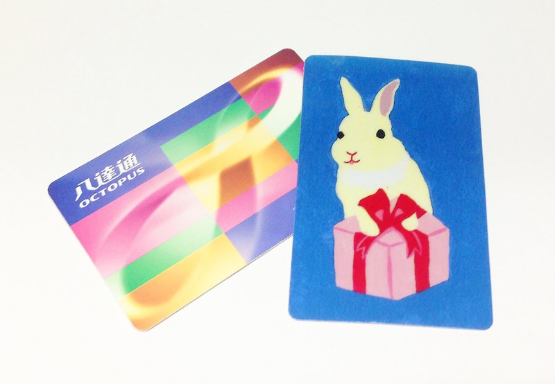 小兔 交通卡貼 丙烯 悠遊卡 八達通卡 - 護照夾/護照套 - 塑膠 