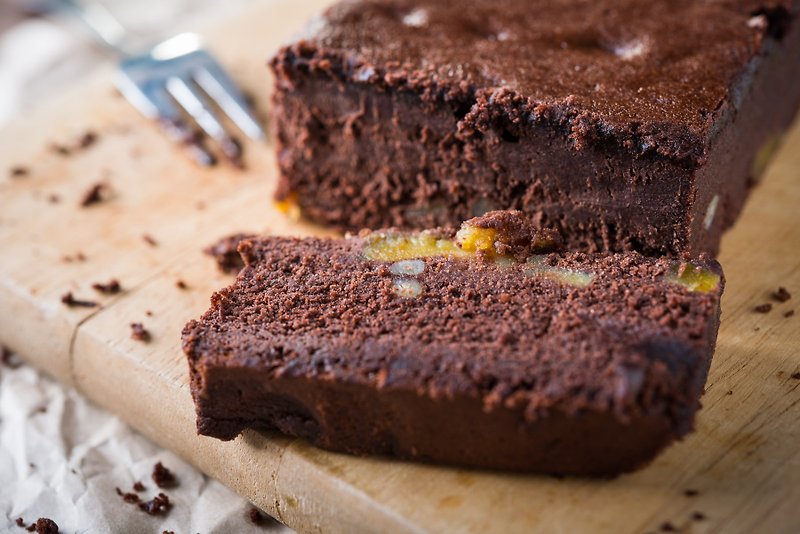 黑磚巧克力 地瓜蛋糕 - 蛋糕/甜點 - 新鮮食材 黑色