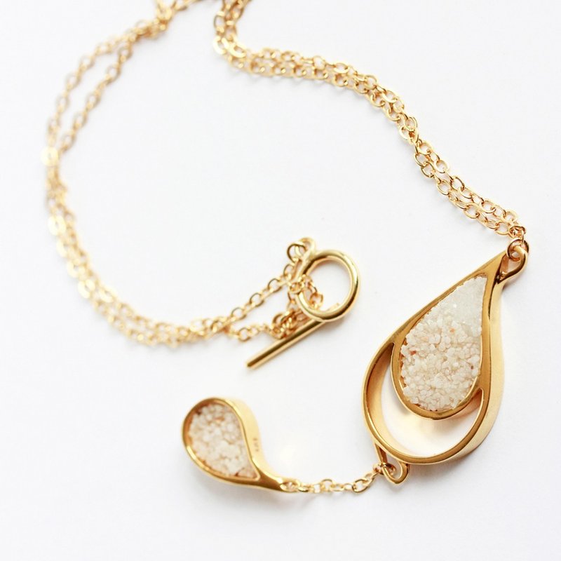 Let it go necklace - 項鍊 - 其他金屬 金色