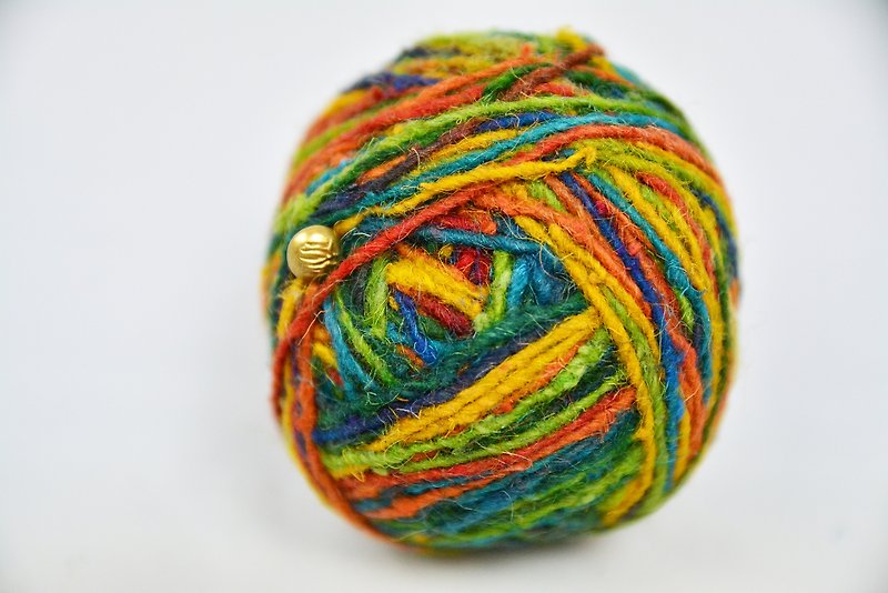 Wool mix _ Rainbow _ twine fair trade - Knitting, Embroidery, Felted Wool & Sewing - Other Materials Multicolor