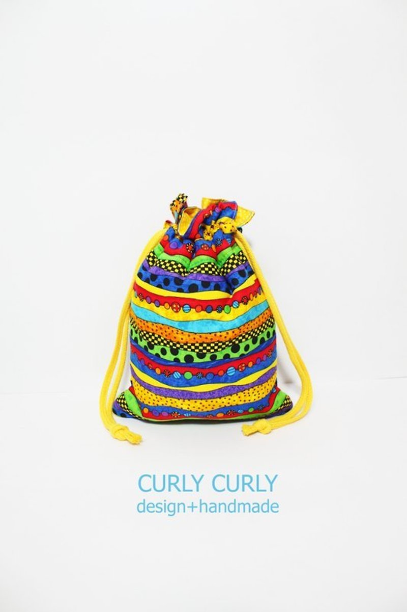 [CURLY CURLY] popping candy / cotton shop camera pouch - Camera Bags & Camera Cases - Other Materials Multicolor
