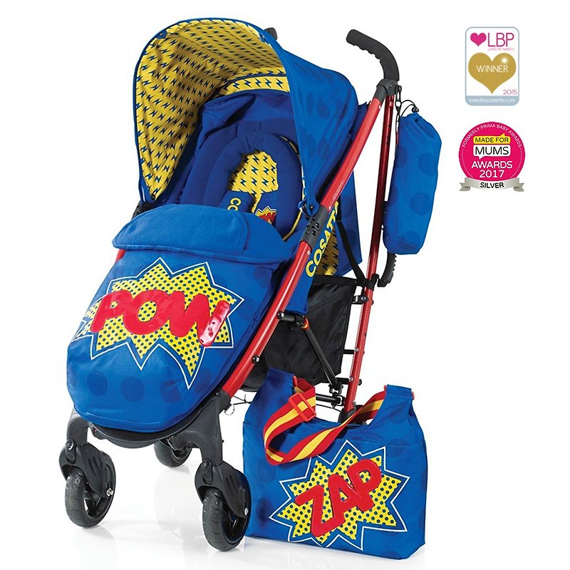 Cosatto YO! Pushchair Special Edition – Pow - รถเข็นเด็ก - โลหะ สีน้ำเงิน