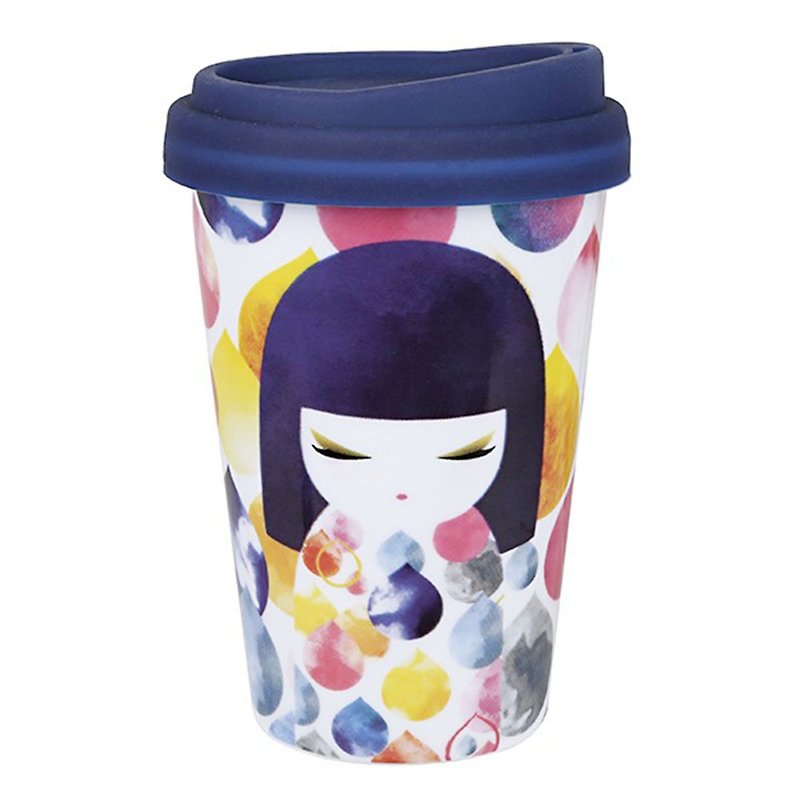Cold Drink Cup-Mihoko imagines unlimited [Kimmidoll and Fu doll cups] - Cups - Pottery Multicolor