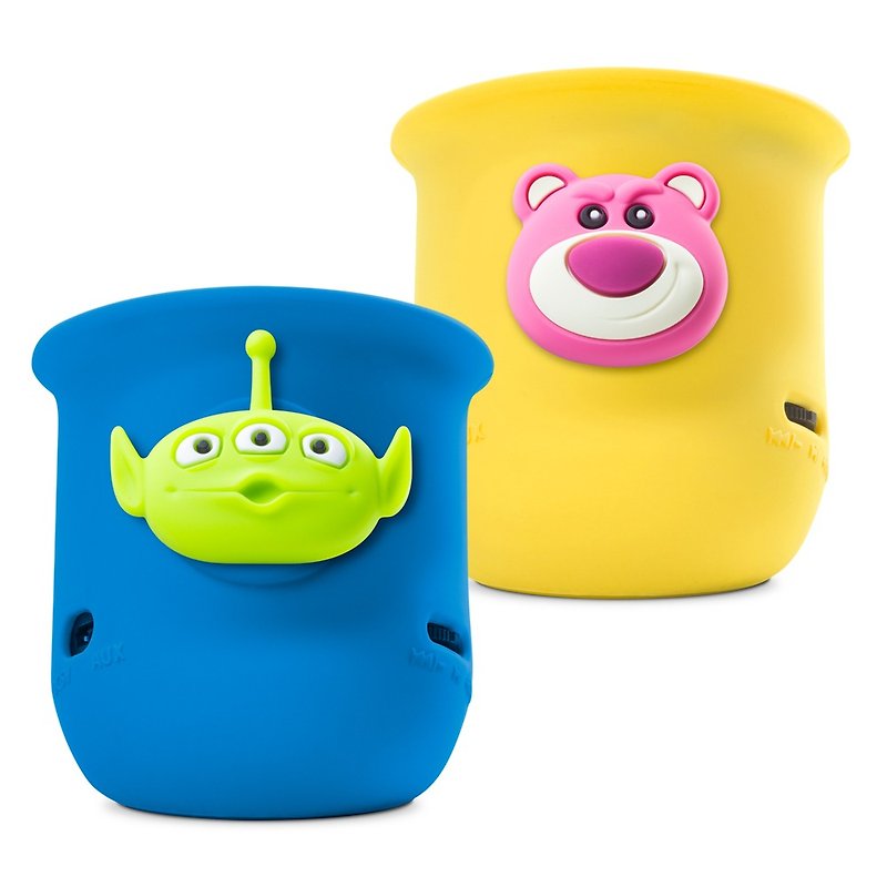 Bone / Toy story Action Bluetooth Speaker - Xiong Bao brother / three-eyed alien - Speakers - Silicone Multicolor