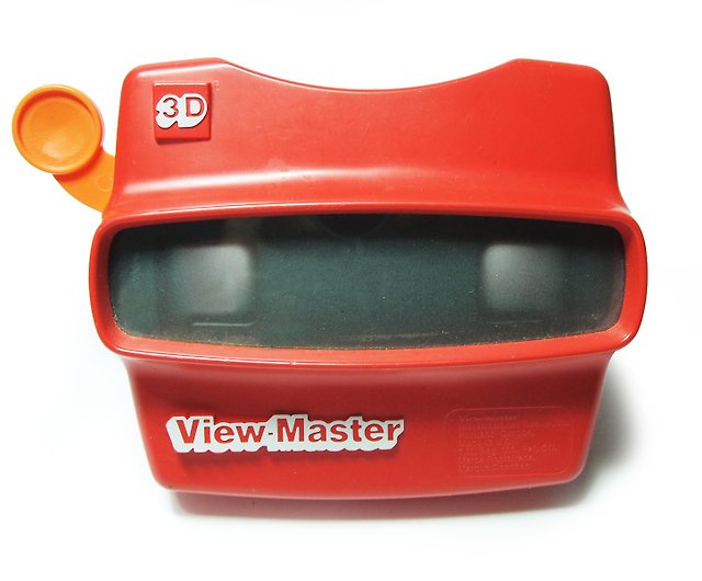 80--90 years Viewmaster 3D perspective view of a stand-alone machine red -  Shop pickers Other - Pinkoi