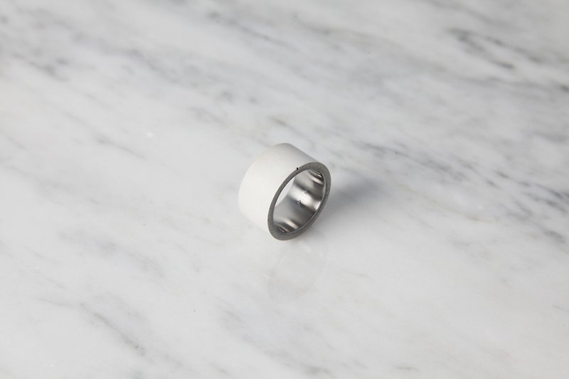 Tube Ring (White) - General Rings - Cement White