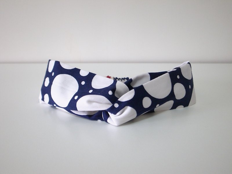 Crazy dot ribbon - Hair Accessories - Other Materials Blue