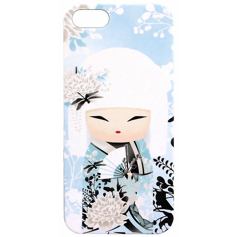 Kimmidoll and blessing doll iphone 5 Case Miyuna - Phone Cases - Other Materials Blue