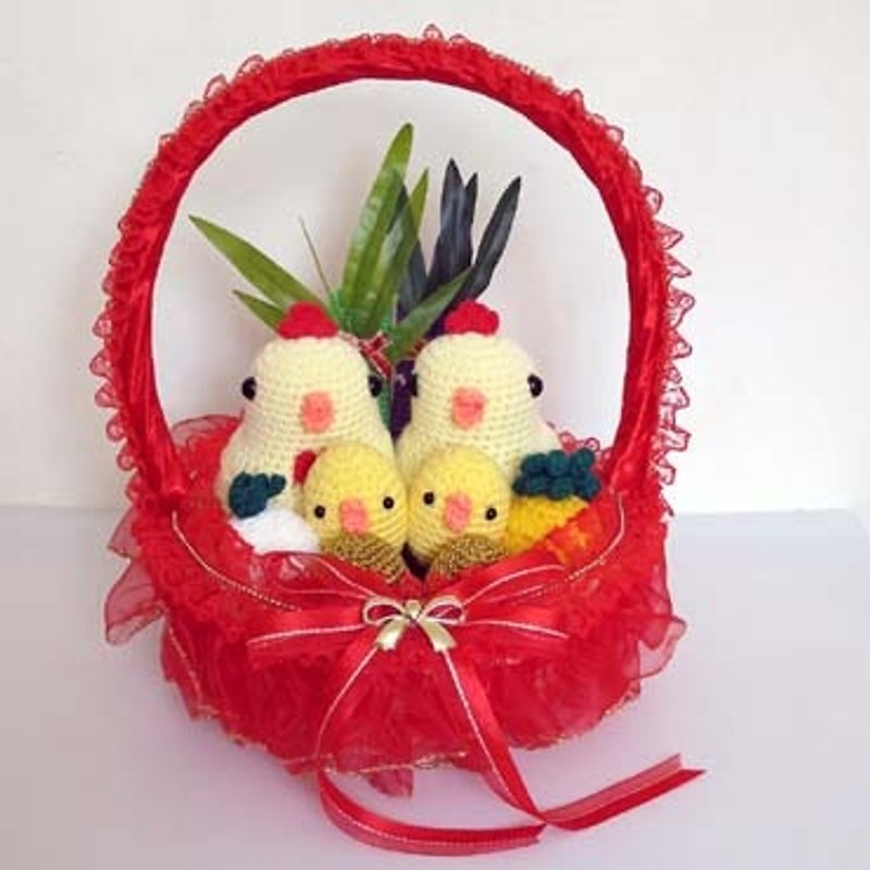 Happy baby hair - the way chicken red wool warm successful combination - Items for Display - Other Materials Red