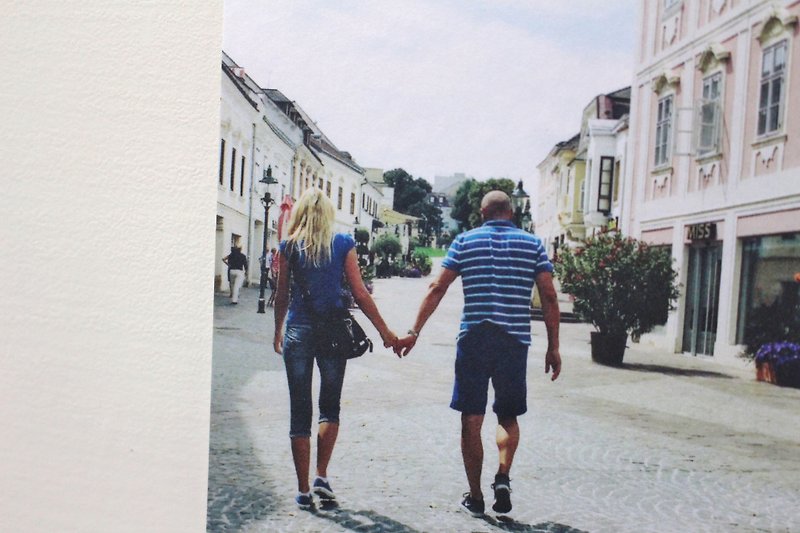 | Print | postcard couple holding hands - การ์ด/โปสการ์ด - กระดาษ หลากหลายสี