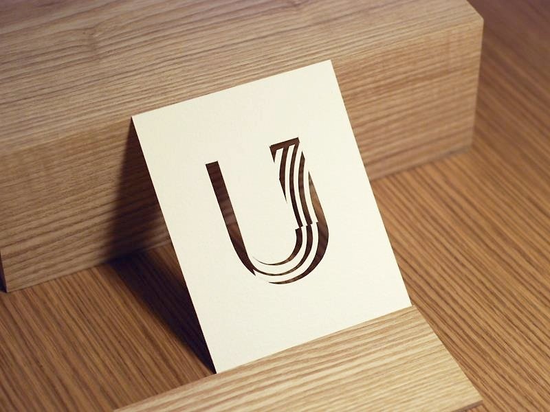 Write him/her letter card / U - Cards & Postcards - Paper White