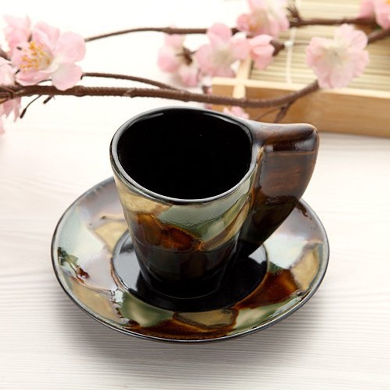 【釉彩翼】咖啡杯、茶杯盤組 - 咖啡杯/馬克杯 - 其他材質 