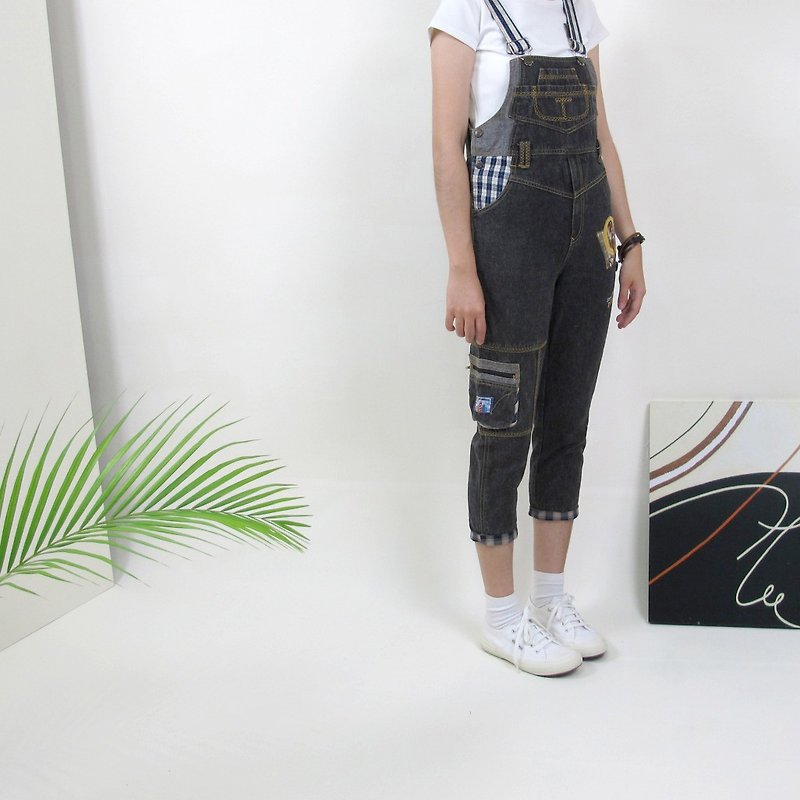 │ │ knew priceless vintage suspenders trousers VINTAGE / MOD'S - Overalls & Jumpsuits - Other Materials 