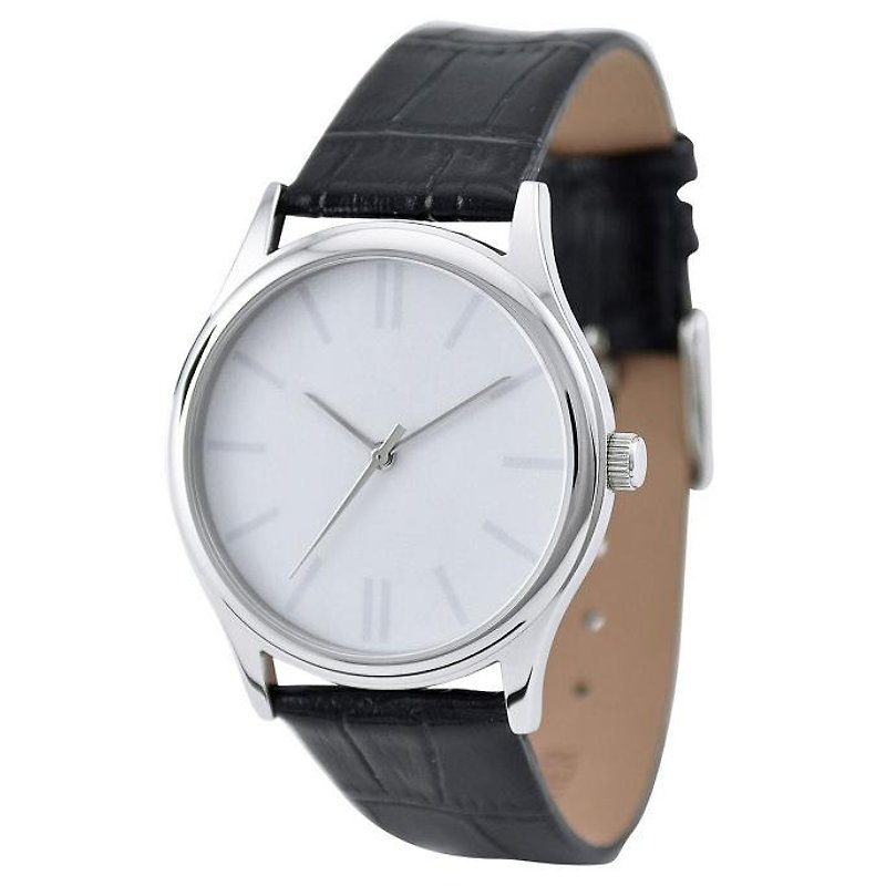 Vague watch (white) - นาฬิกาผู้หญิง - โลหะ ขาว