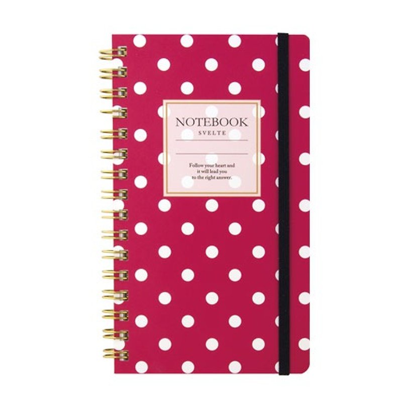 Japan [LABCLIP] Svelte series Slim note notebook / pink - Notebooks & Journals - Paper Pink