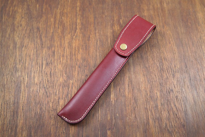 APEE leather hand ~ pen ~ red brown ~ Apple Pencil - Pencil Cases - Genuine Leather 