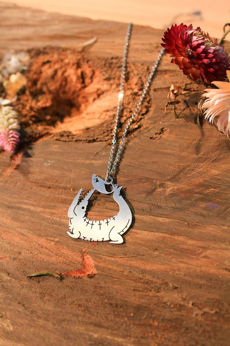 Black Joker - Forest of soul - Foodie Crocodile - Necklaces - Other Metals Silver