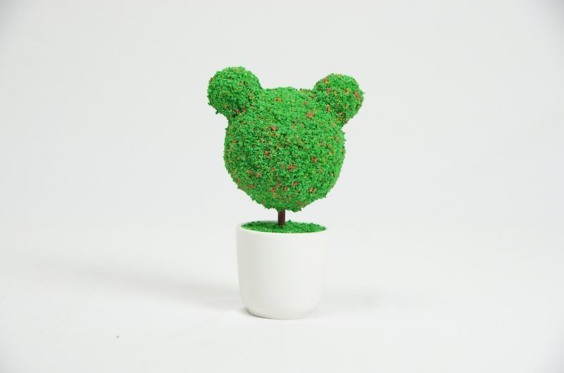 [BONSAI MAN] Miss Little Bear's Handmade Creative Tree - ตกแต่งต้นไม้ - วัสดุอื่นๆ 