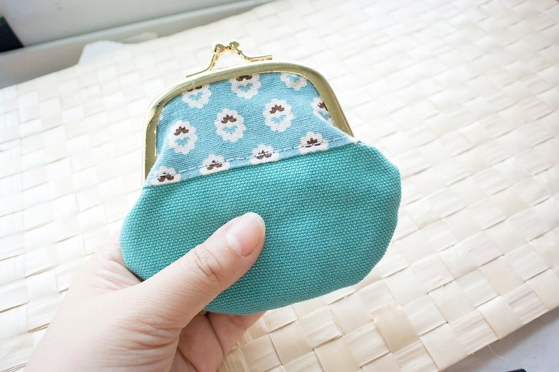 Frame Purse/ purse/Blue Shell - กระเป๋าใส่เหรียญ - วัสดุอื่นๆ สีน้ำเงิน