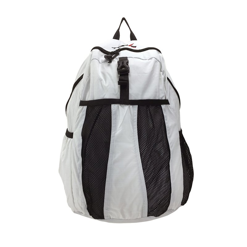 [Japan Edition] Gravity-free storage backpack - White:: Extremely light:: Travel:: Camping:: Sports:: - กระเป๋าเป้สะพายหลัง - เส้นใยสังเคราะห์ ขาว