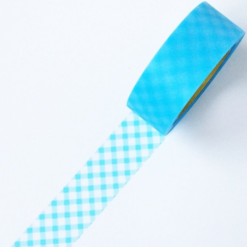 NICHIBAN Petit Joie Mending Tape Flower Tape (PJMD-15S008) - Washi Tape - Other Materials Blue