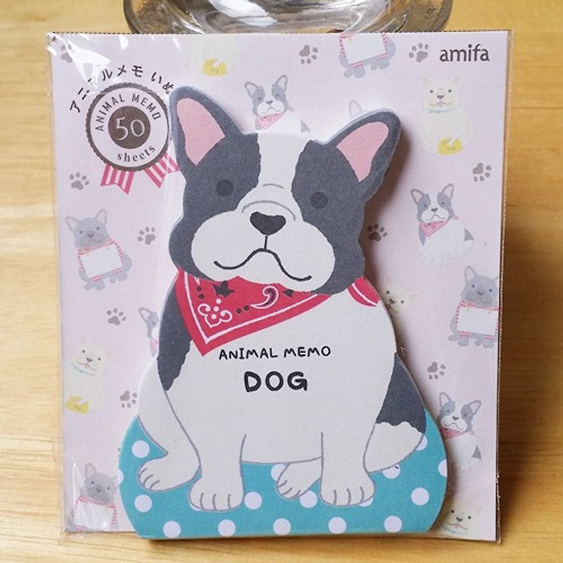 Japan amifa dog fighting shape note paper [method (32536)] - Sticky Notes & Notepads - Paper Multicolor