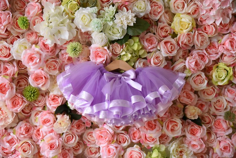 Angel Nina hand-made fantasy Melaleuca Peng Peng skirt purple ribbon toner is ideal for birthday party - Other - Other Materials Purple