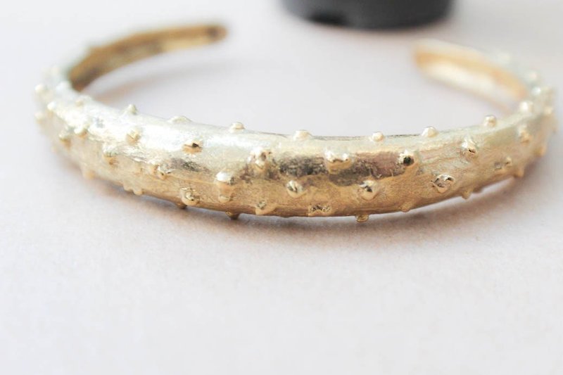 Bronze bracelet cactus - Bracelets - Other Materials 