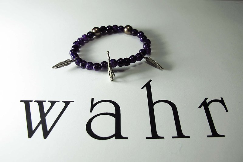 【Wahr】紫鹿手鍊 - ブレスレット - その他の素材 多色